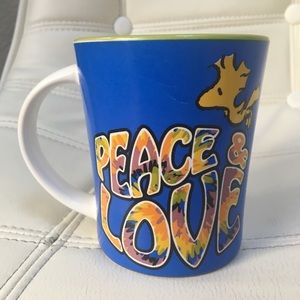 Charlie Brown Peace & Love Woodstock Coffee Mug